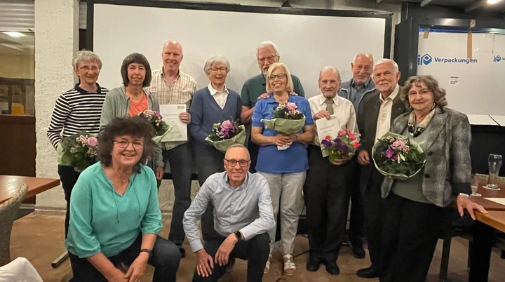 Ehrung der Jubilare 2025 | © DAV Offenbach Ehrung der Jubilare 2025 | © DAV Offenbach