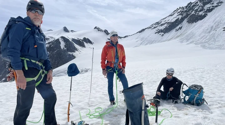 Gruppe am Urkundsattel | © DAV Offenbach Gruppe am Urkundsattel | © DAV Offenbach