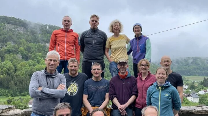 Klettergruppe an der Oberen Donau | © DAV Offenbach Klettergruppe an der Oberen Donau | © DAV Offenbach